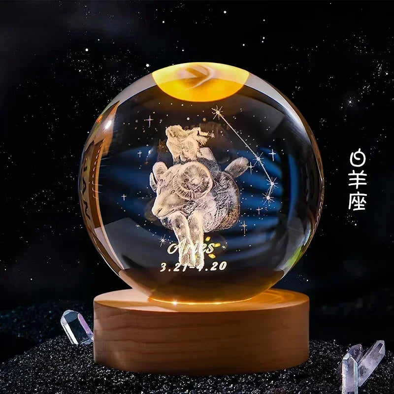 Esfera de cristal del zodiaco